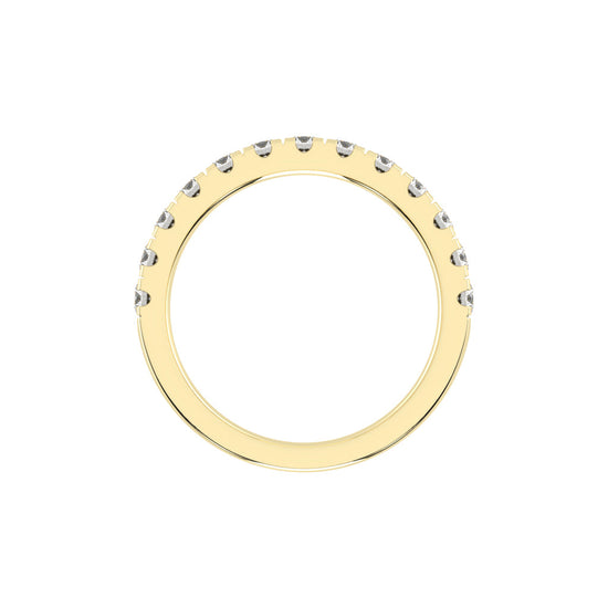 Radiance shared style eternity lab diamond ring