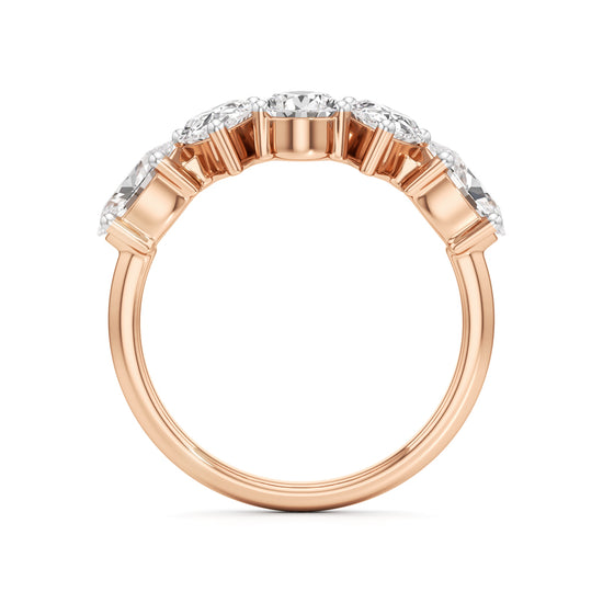 Lustrous Pear-Shaped Diamond Ring