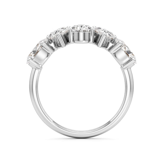 Lustrous Pear-Shaped Diamond Ring