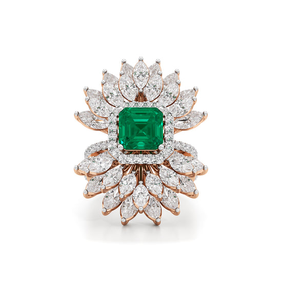 Aurelia Grand Floral Statement Ring