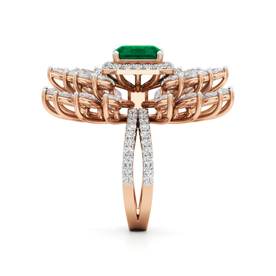 Aurelia Grand Floral Statement Ring