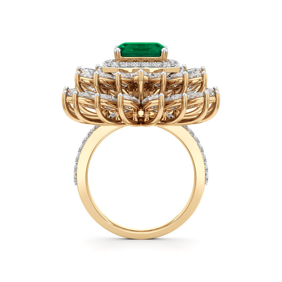 Aurelia Grand Floral Statement Ring