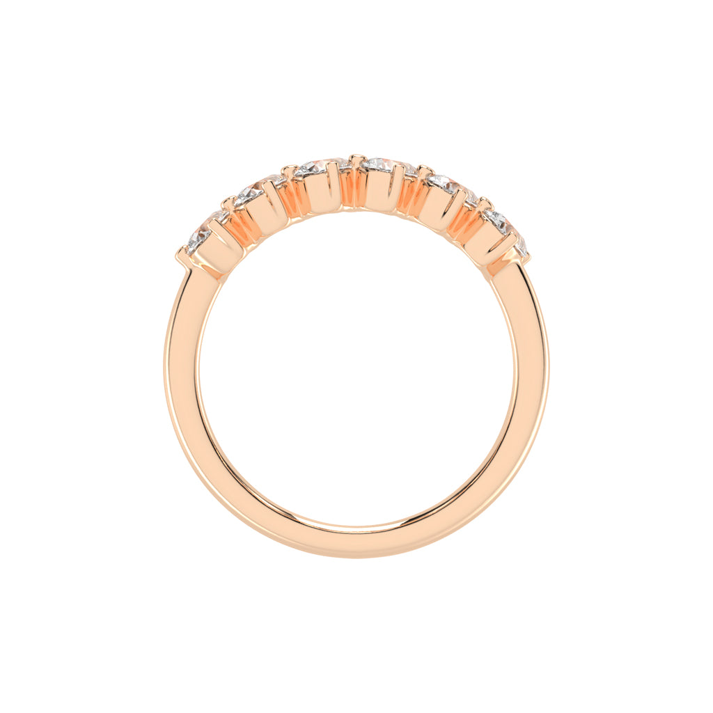 Luxora Pear Shape Eternity Lab Diamond Ring