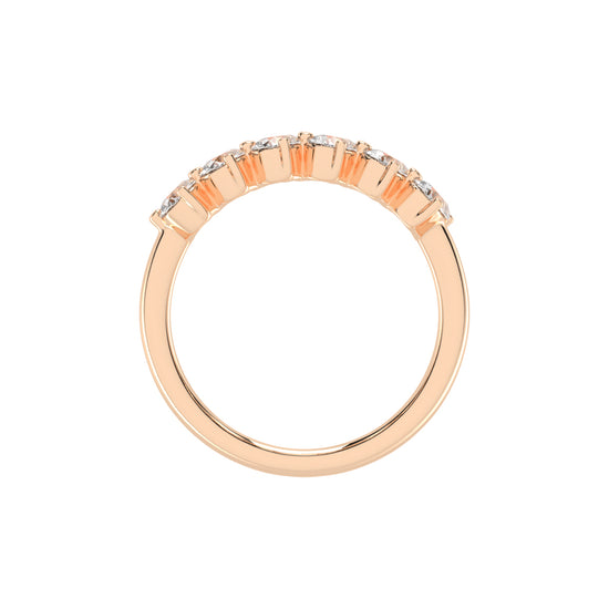 Luxora Pear Shape Eternity Lab Diamond Ring
