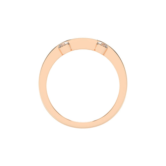 Shimmera Round Cut Stackable Casual Lab Diamond Ring