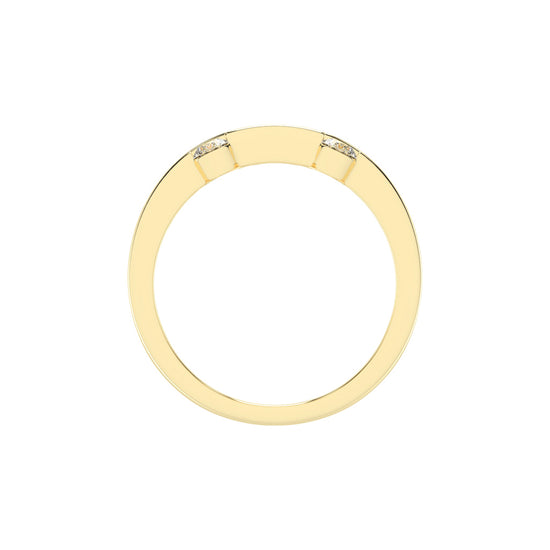 Shimmera Round Cut Stackable Casual Lab Diamond Ring