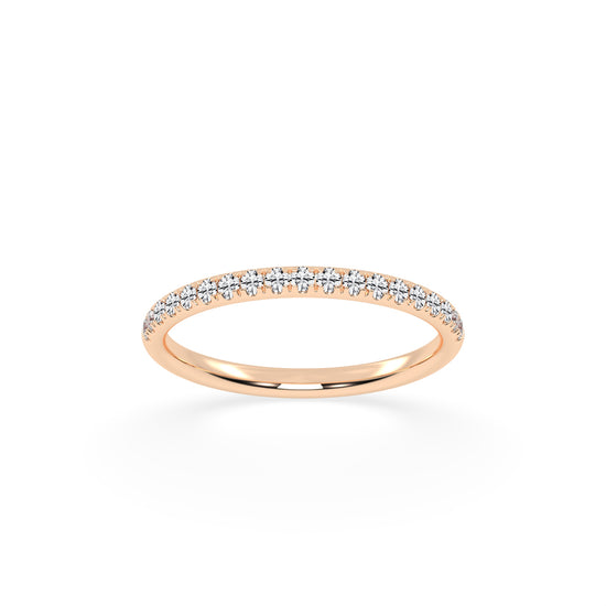 Serenite Surface Prong Delicate Lab Diamond Ring