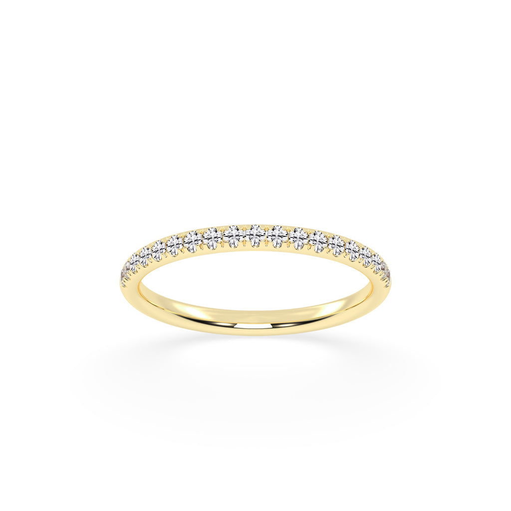 Serenite Surface Prong Delicate Lab Diamond Ring