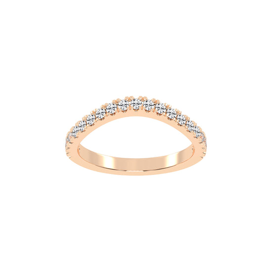 Adorelle Round Cut Delicate Lab Diamond Ring