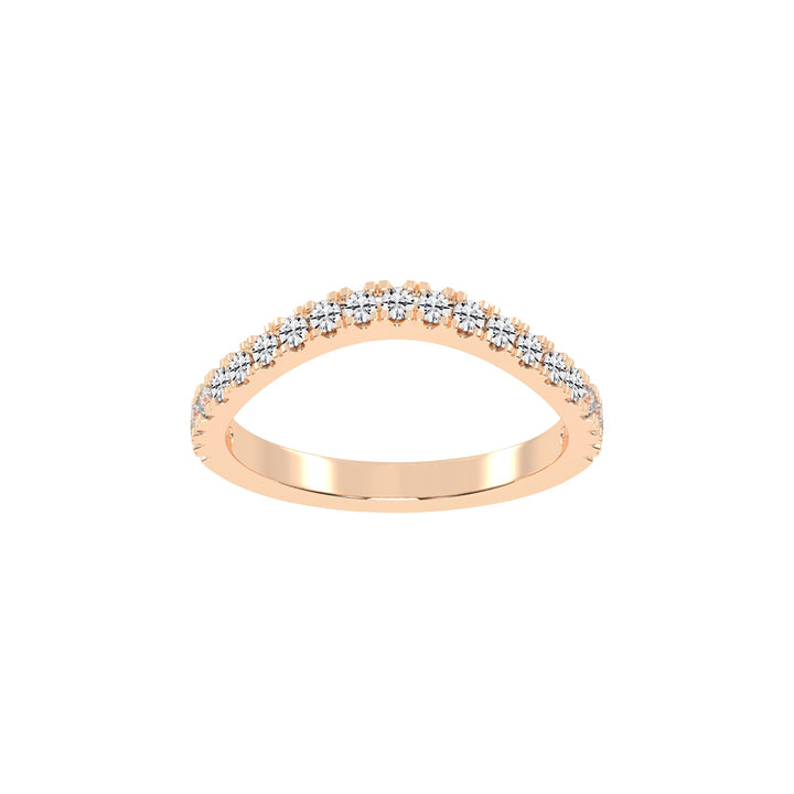 Adorelle Round Cut Delicate Lab Diamond Ring