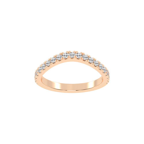 Adorelle Round Cut Delicate Lab Diamond Ring