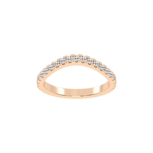 Adorelle Round Cut Delicate Lab Diamond Ring