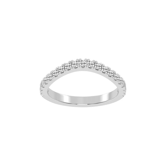 Adorelle Round Cut Delicate Lab Diamond Ring