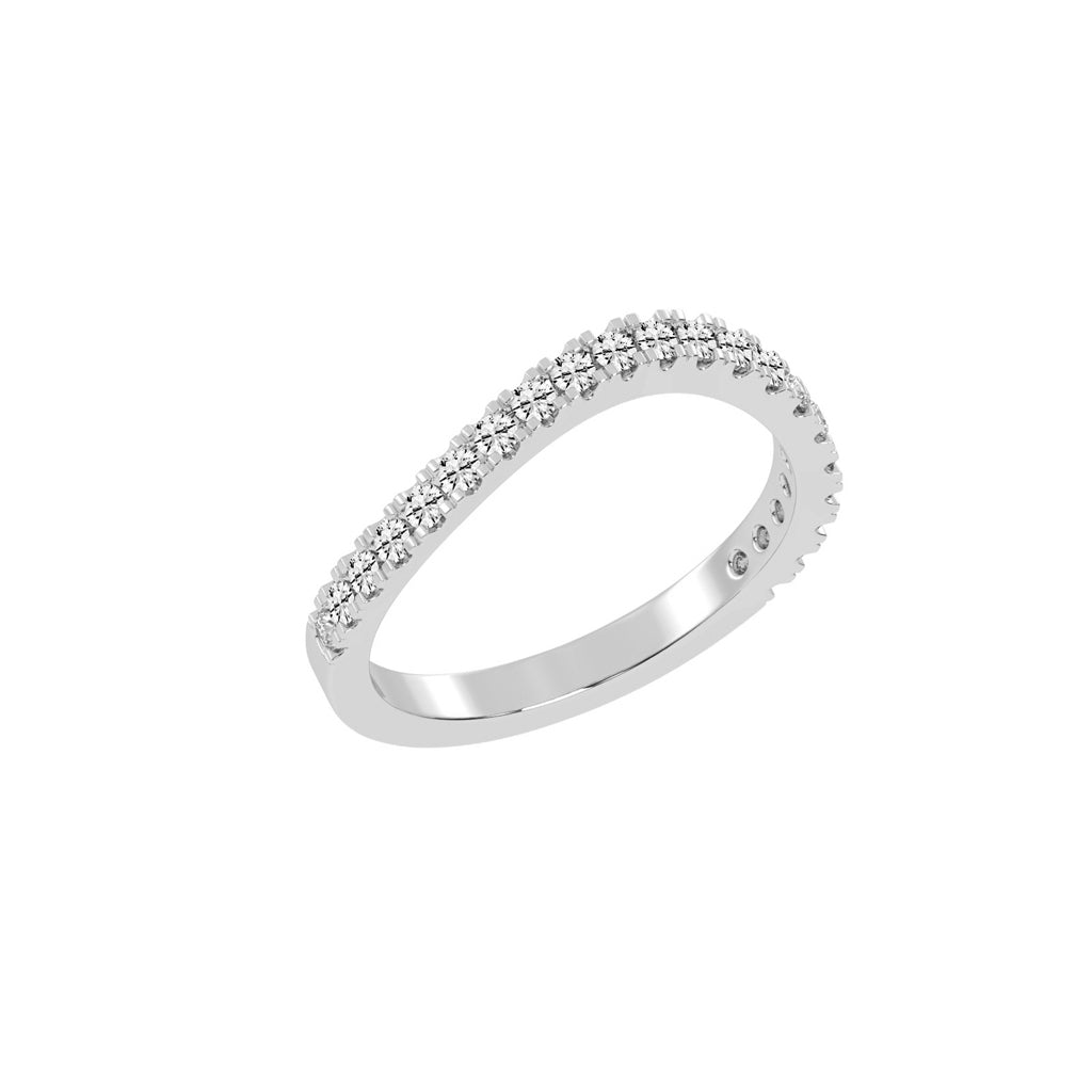Adorelle Round Cut Delicate Lab Diamond Ring