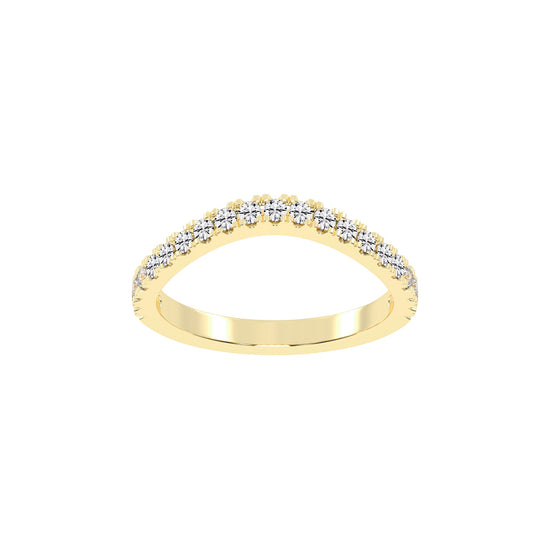 Adorelle Round Cut Delicate Lab Diamond Ring