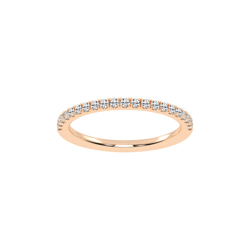 Emoria Shared Prong Eternity Lab Diamond Ring