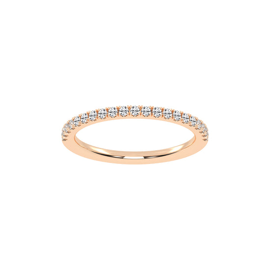 Emoria Shared Prong Eternity Lab Diamond Ring