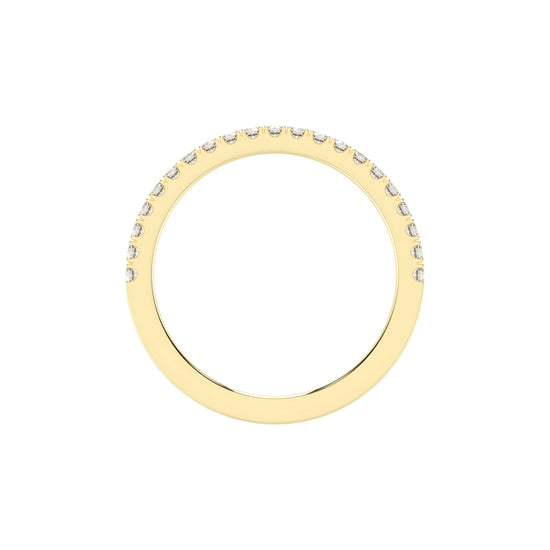 Emoria Shared Prong Eternity Lab Diamond Ring