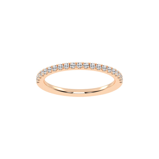 Emoria Shared Prong Eternity Lab Diamond Ring