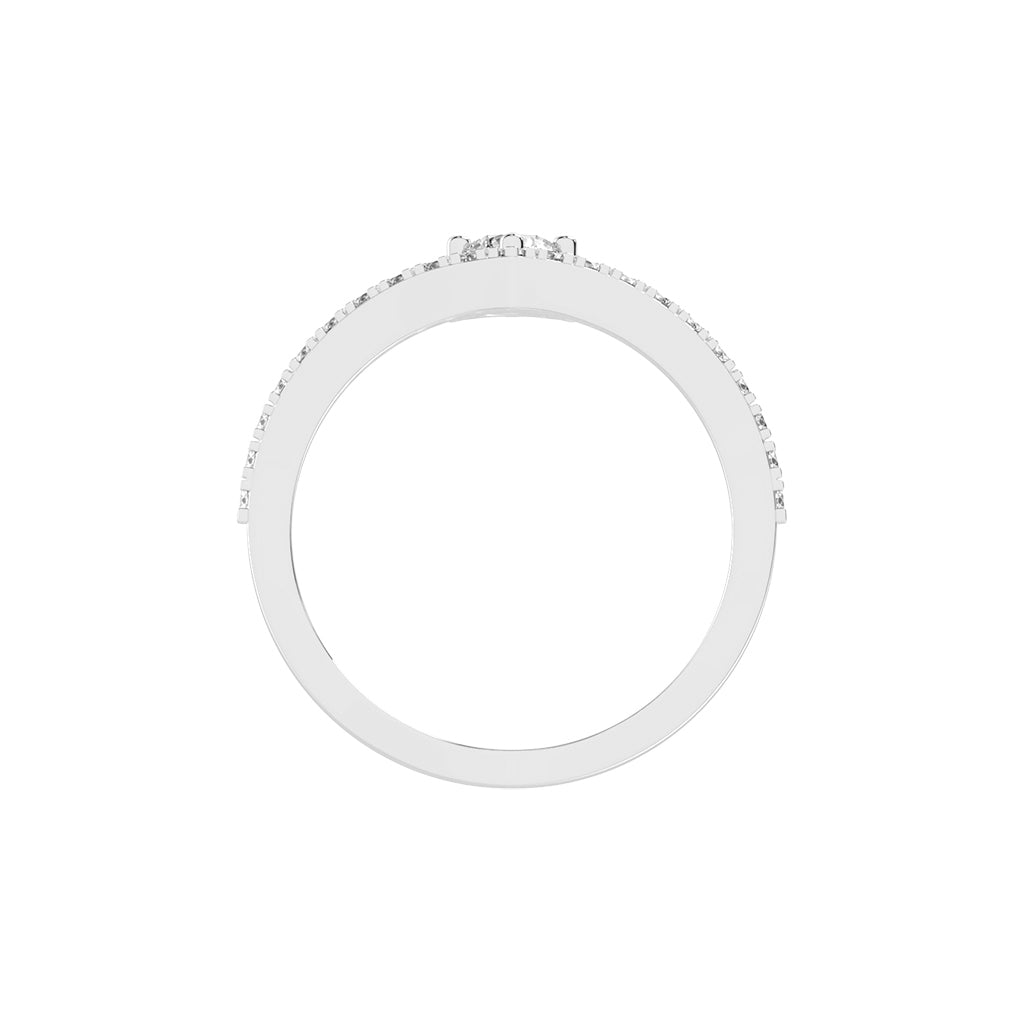 Classic V-Arch Solitaire Ring