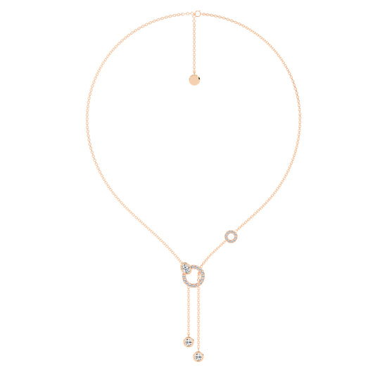 Oria Diamond Lariat Necklace