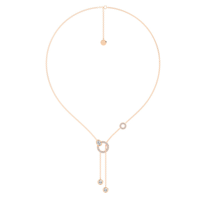Oria Diamond Lariat Necklace