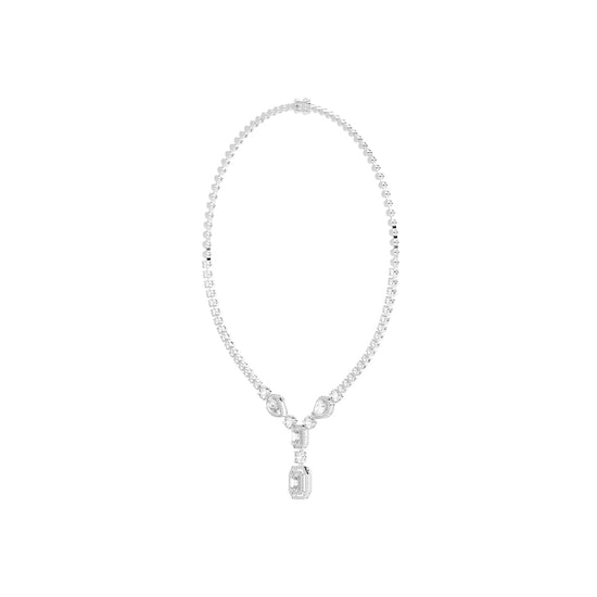 Regalia Radiant Emerald Tennis Necklace