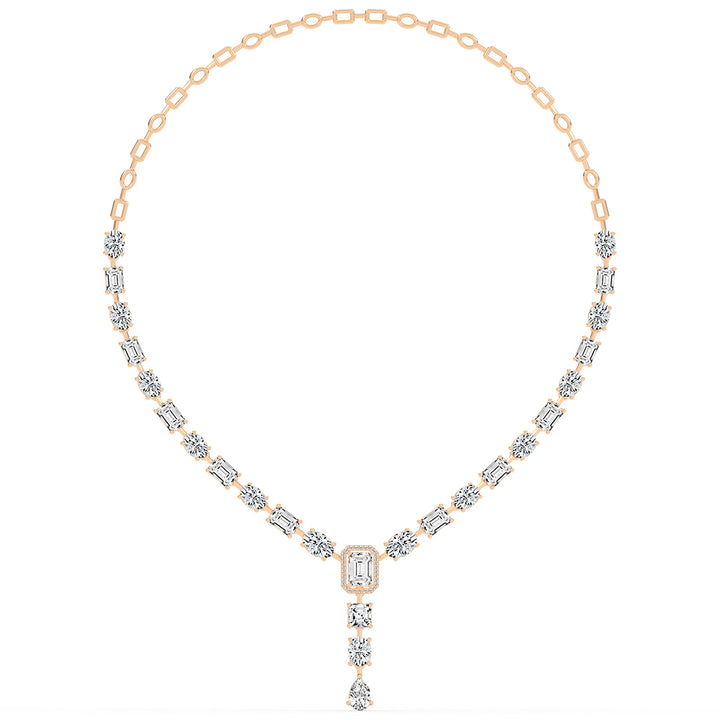 Imperial Grace Emerald Tennis Necklace