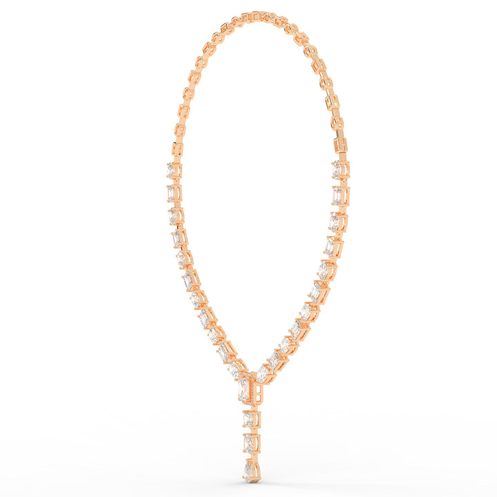 Imperial Grace Emerald Tennis Necklace