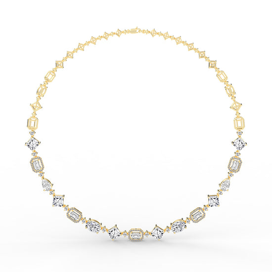 Cadenza Radiant Cut Symphony Necklace