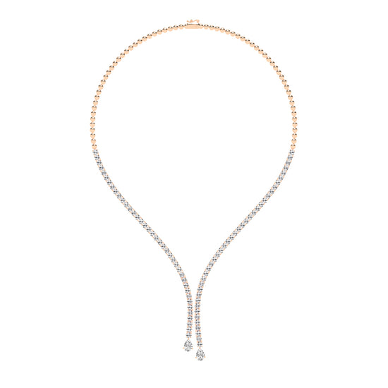 Seren Twist Lariat Necklace