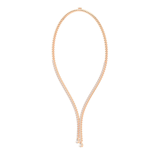 Seren Twist Lariat Necklace