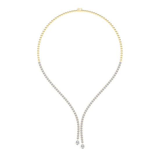 Seren Twist Lariat Necklace