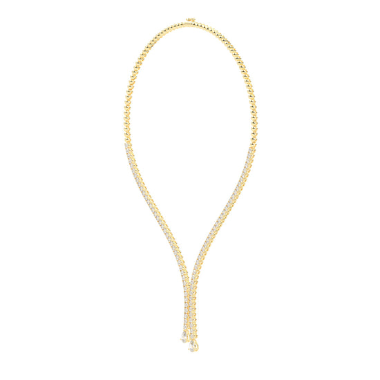 Seren Twist Lariat Necklace