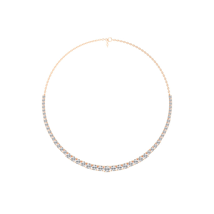 Lunaria Graduated Diamond Necklace