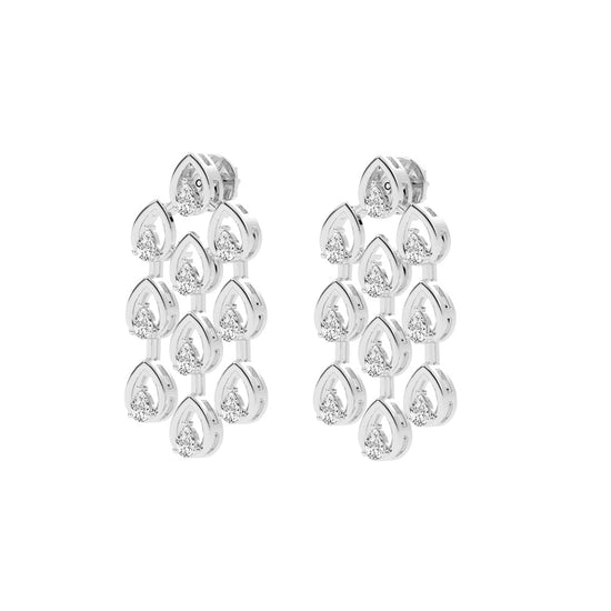 Radiant Teardrop Dangle Earrings