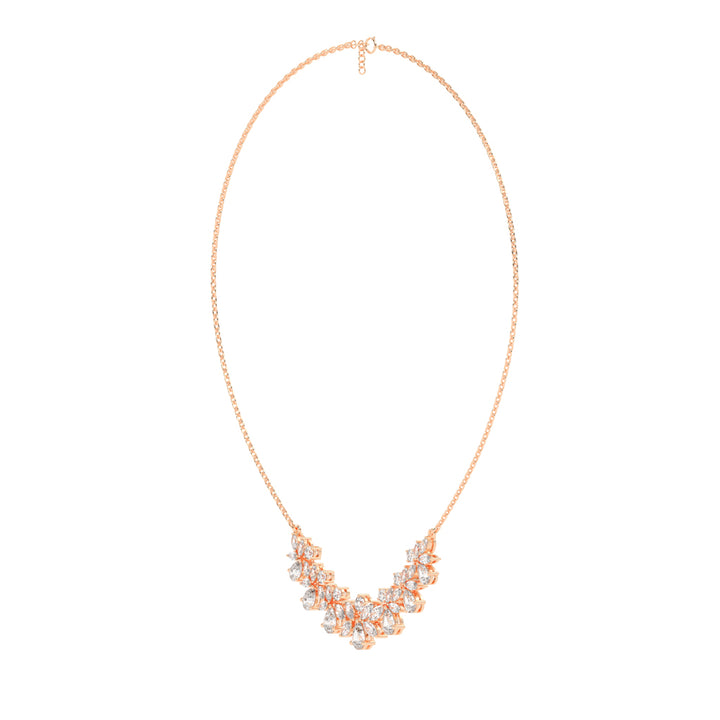 Elora Blossom Cluster Layered Necklace
