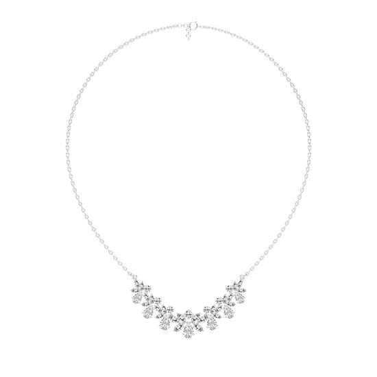 Elora Blossom Cluster Layered Necklace