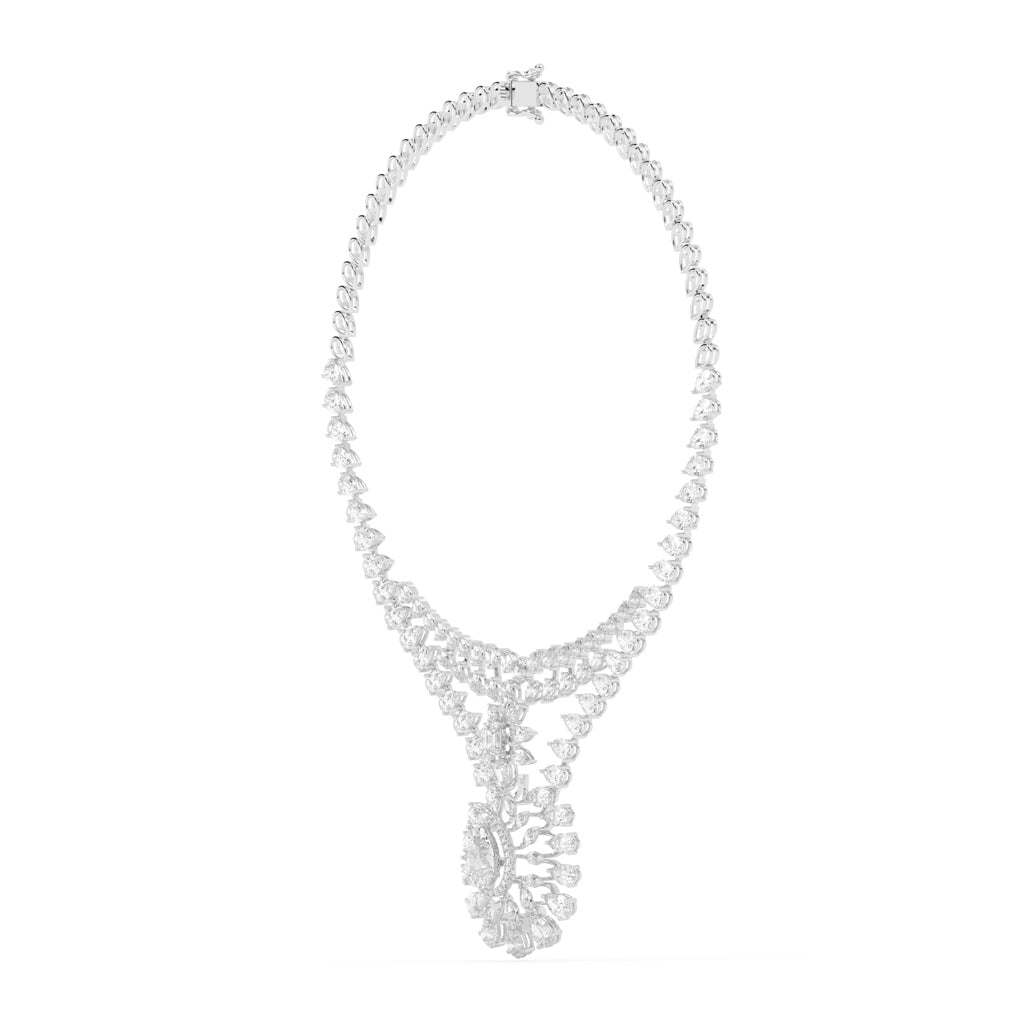 Majestic Bloom Diamond Necklace