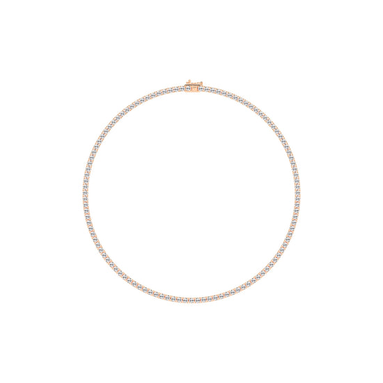 Aurelia Luxe Gold Tennis Necklace