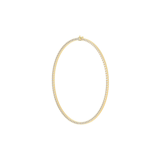 Aurelia Luxe Gold Tennis Necklace