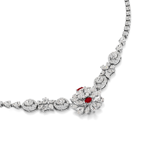 Regal Ruby Radiance Necklace