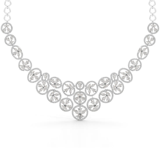 Radiant Bloom Designer Necklace