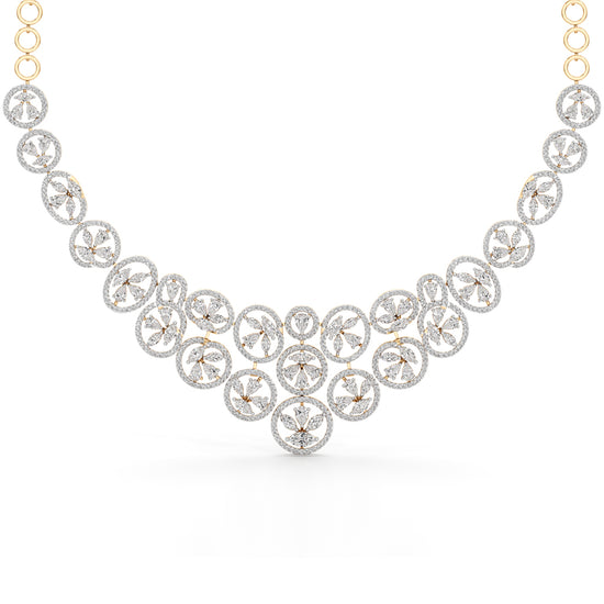 Radiant Bloom Designer Necklace