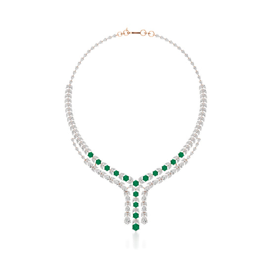 Majestic V-Shape Designer Necklace