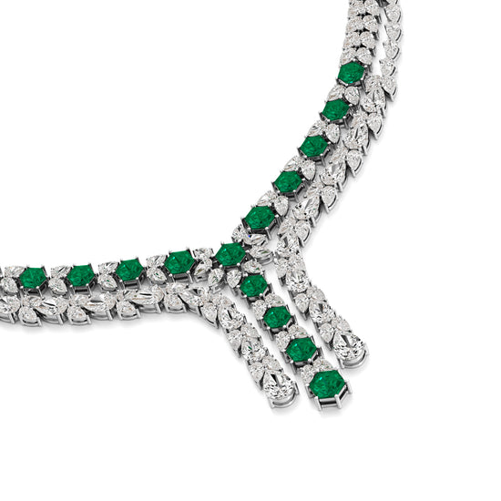 Majestic V-Shape Designer Necklace