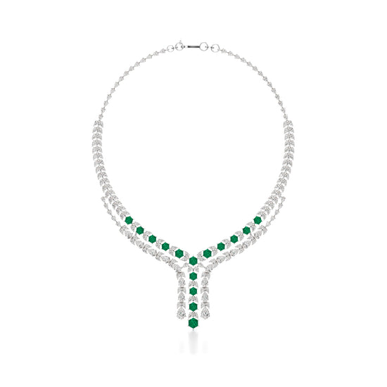 Majestic V-Shape Designer Necklace