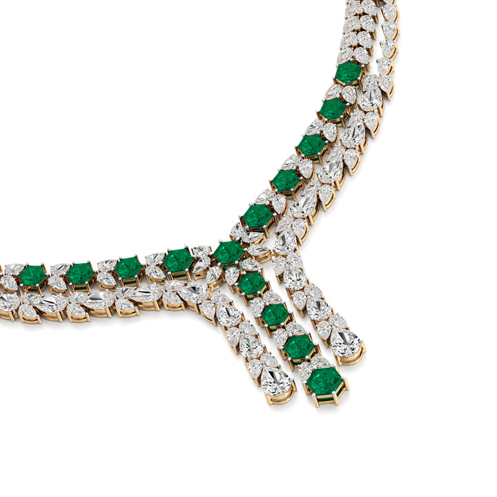 Majestic V-Shape Designer Necklace