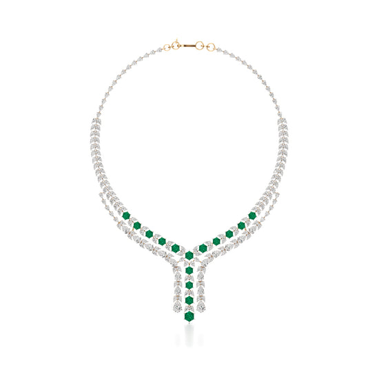 Majestic V-Shape Designer Necklace