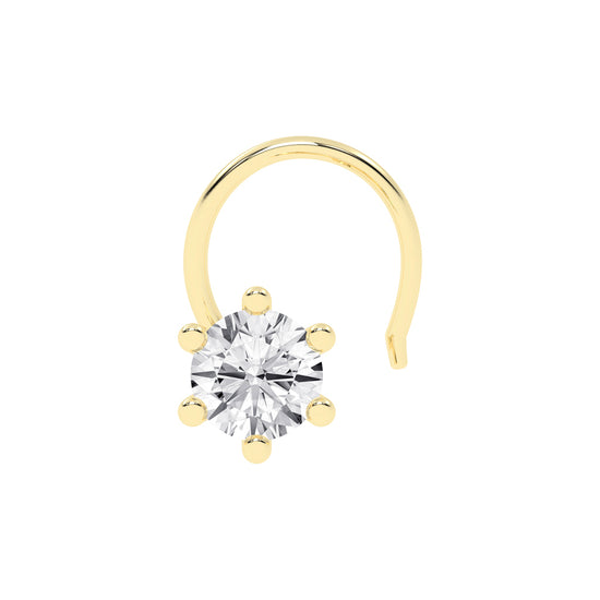 Elara Bloom Rose Nose Pin
